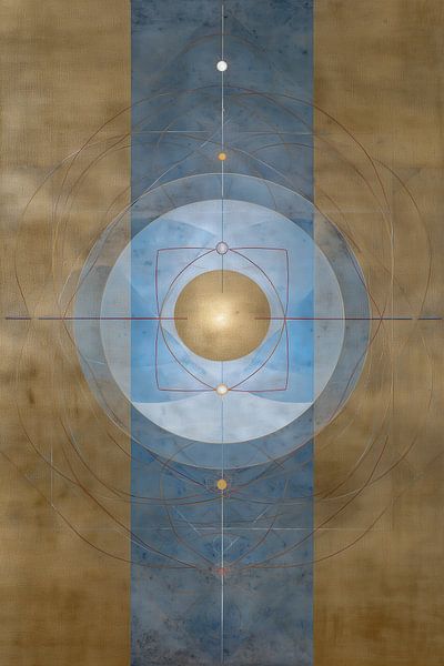 Vertikale Sonne in Balance von Blickfänger Gemälde