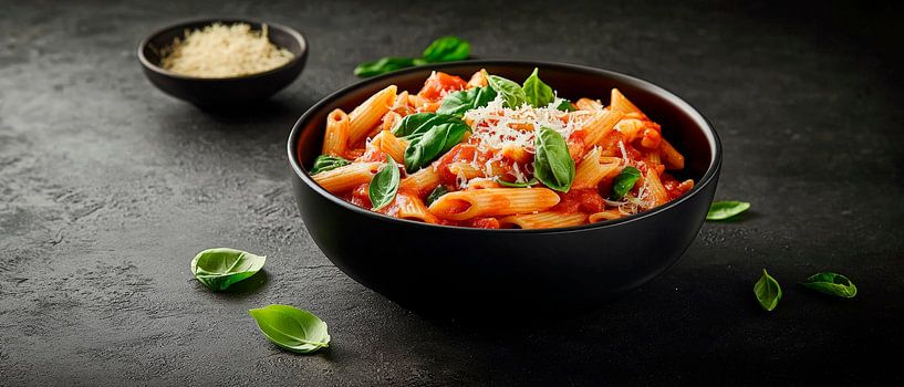 Pasta-Bowl mit frischen Kräutern – Genuss pur von Poster Art Shop