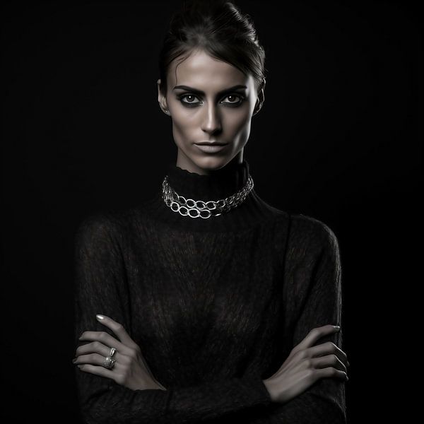 Porträt von fernlichtsicht