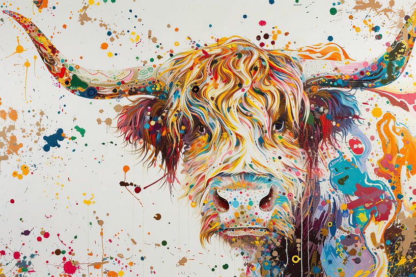 Scottish Highlander by Eye catching paintings