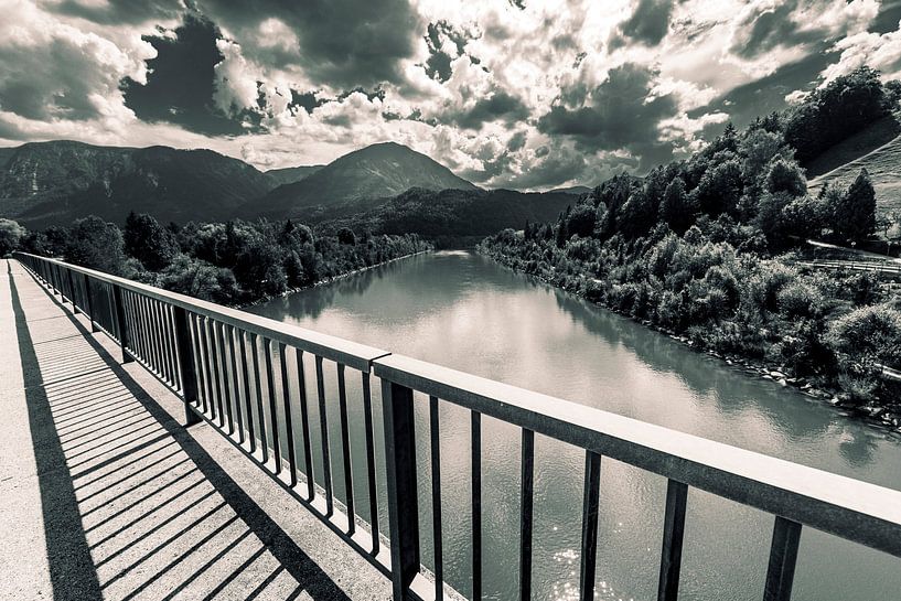Brug over de Drava van Stephan Zaun
