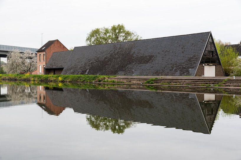Wilsele, Flemish Brabant Region, Belgium - reflecting houses and by Werner Lerooy