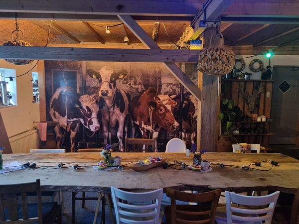 Kundenfoto: Kühe im alten Kuhstall von Inge Jansen