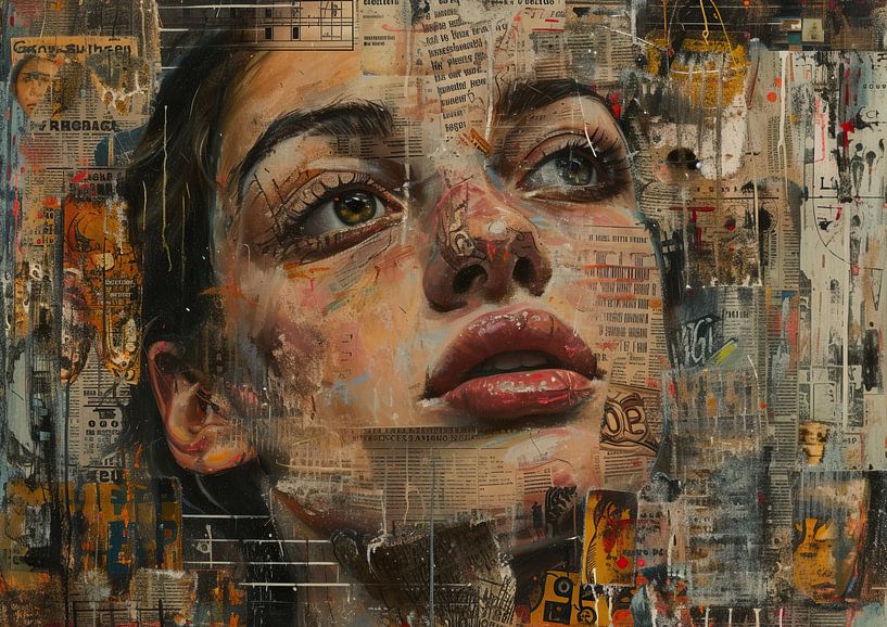 Frauen Porträtmalerei von Kunst Laune