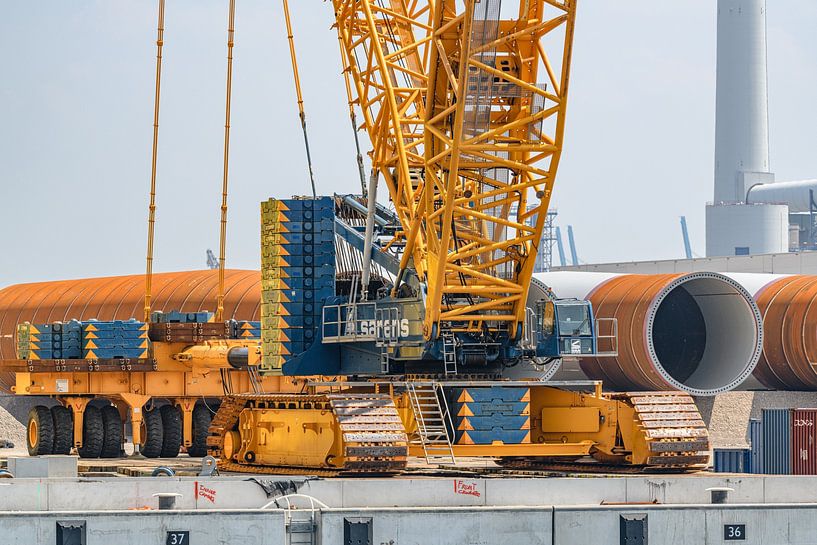 Terex CC 6800 crawler crane from Sarens by Jaap van den Berg