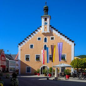 Historic town hall of Dietfurt in Altmühltal by ManfredFotos