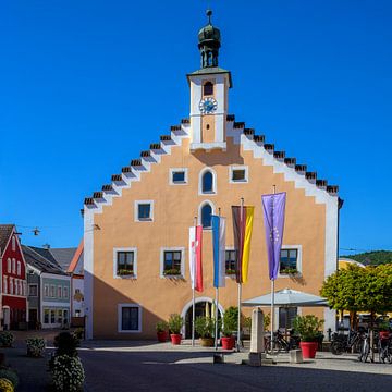 Historisch stadhuis van Dietfurt in Altmühltal