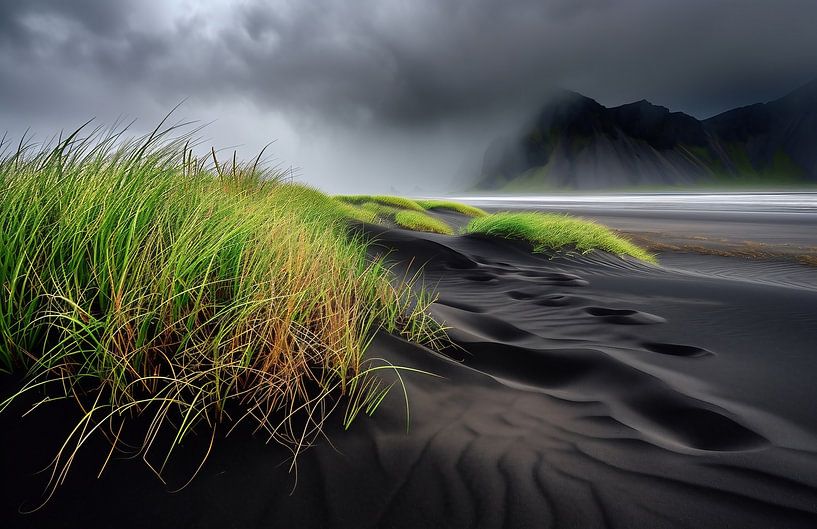 Mystische Wildnis, dramatische Wetterlage von fernlichtsicht
