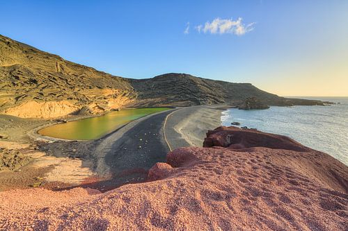 Grüne Lagune bei El Golfo auf Lanzarote