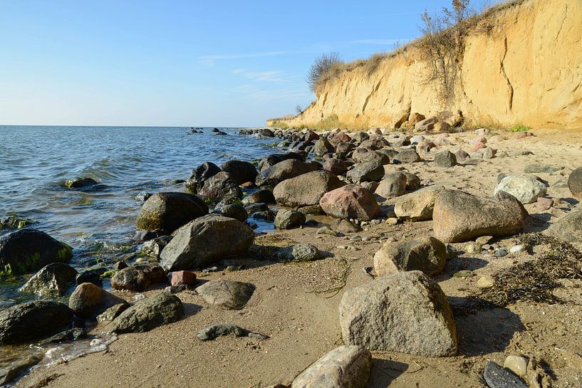 Ziggerstrand op Rügen, Oostzee van Berit Kessler