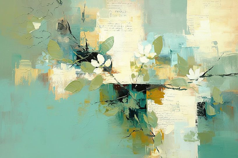 Modern minimalist Floral by Abstract Painting