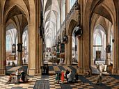 Eine Kirche, Pieter Neeffs von Atelier Liesjes Miniaturansicht