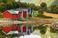 Norwegische Hütte von Menno Schaefer Miniaturansicht