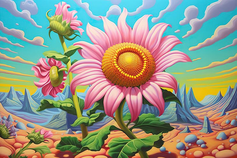 Sunflower | Flora in Perfection | expressionism, sunflowers. by Eye catching paintings