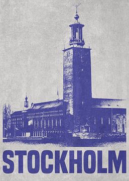 Stockholm city hall by DEN Vector