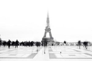 Le temps passe à la Tour Eiffel, Paris sur Nynke Altenburg