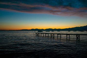 Lago di garda sunset van Ruben Duinkerken