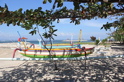 Indonesië: Kleurrijke boot