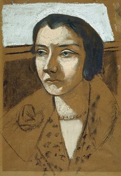 Max Beckmann - Portret van Marie Swarzenski (ca. 1927) van Peter Balan