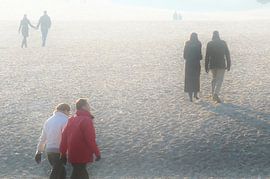 Mist in natuurgebied De Lange Duinen, Soest von Lex Boon