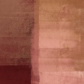 Abstrakte Malerei in warmen Erdtönen von Dina Dankers