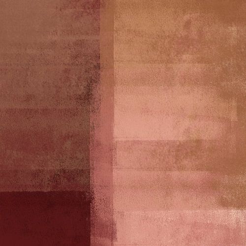 Abstract painting in warm earthy colors by Dina Dankers