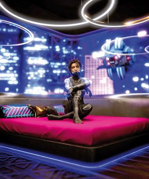 You are never alone in Neo Tokyo by Xanathon