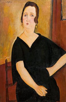 Amedeo Modigliani,Madame Amedee, Woman with Cigarette