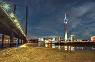 Rheinbrücke Düsseldorf 2 von Johnny Flash Miniaturansicht
