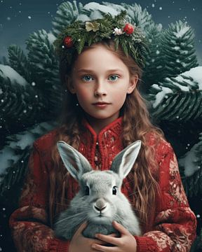 Christmas portrait by Carla Van Iersel