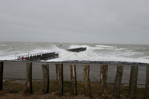La tempête Ellen fait rage sur Westkapelle