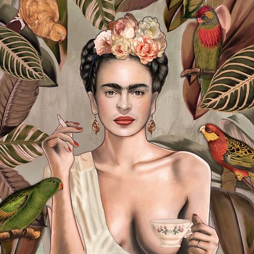 Frida con amigos bohemian by Nettsch .