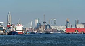 Skyline von Rotterdam.