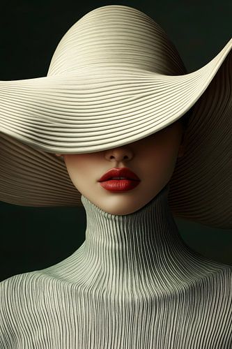 Vrouw met grote Hoed no.2