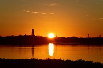 Sonnenuntergang Cospudener See von Marcel Ethner