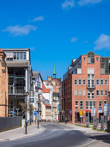 Gebouw in de Hanzestad Rostock van Rico Ködder