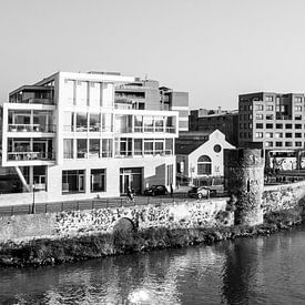 Stoa en Céramique Maastricht noir et blanc sur Edith Keijzer