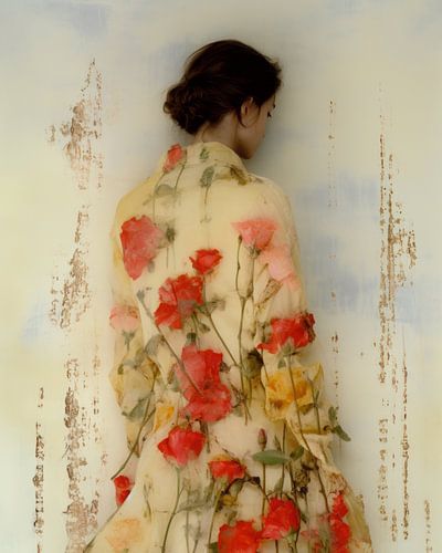 Botanisch portret met een verweerde uitstraling