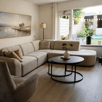 Klantfoto: Silent Shore van De Mooiste Kunst, op canvas