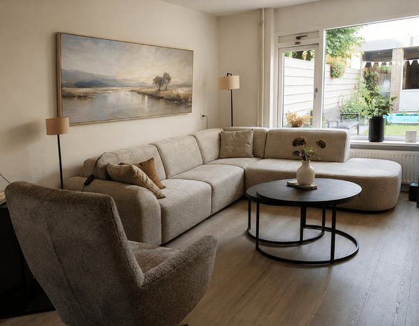 Customer photo: Silent Shore by Wonderful Art, on canvas