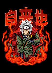 Jiraiya Naruto Anime von Adam Khabibi