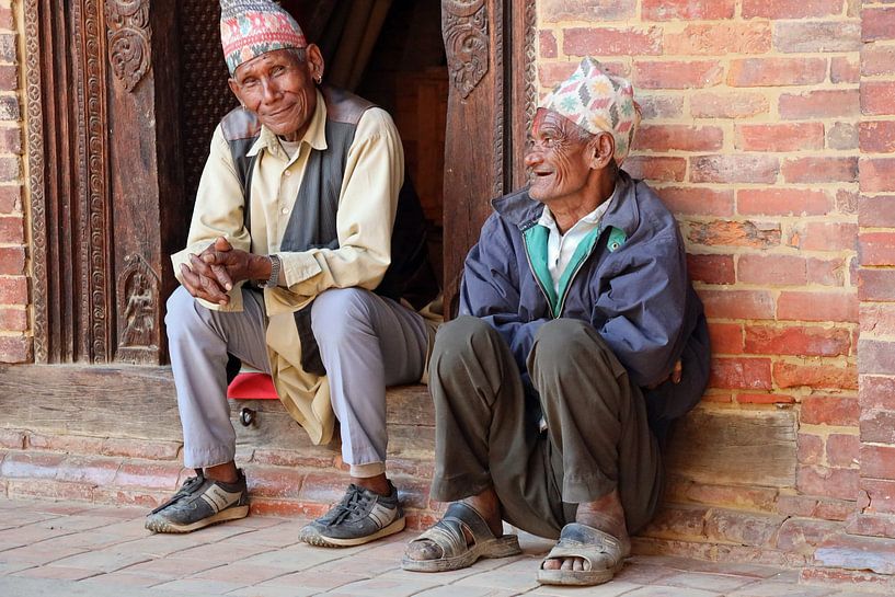 Nepalese mannen van Marieke Funke