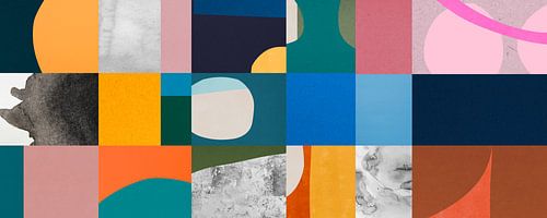 Kleurrijke geometrische compositie 3