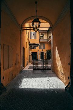 Hidden courtyard in Rome