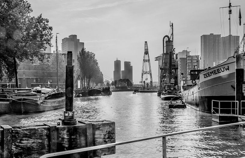 Leuvehaven, Harbour at Rotterdam, The Netherlands by Henry van Schijndel