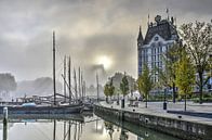 Mist bij de Oude Haven van Frans Blok thumbnail