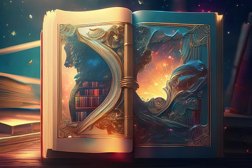 An imaginative antique book 