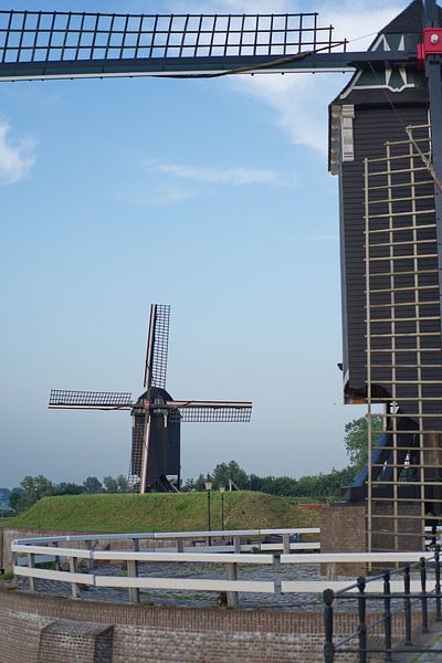 Van molen tot molen. De derde molen is niet in beeld en vereist enig zoekwerk. van Wim Aalbers