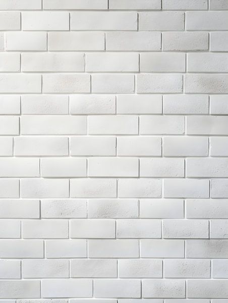 White brick wall with fine texture by drdigitaldesign
