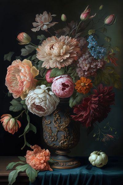 Flowers still life by Bert Nijholt